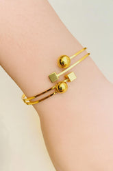 Gold Plated CARTIER Kara Bracelet-01 (Openable)
